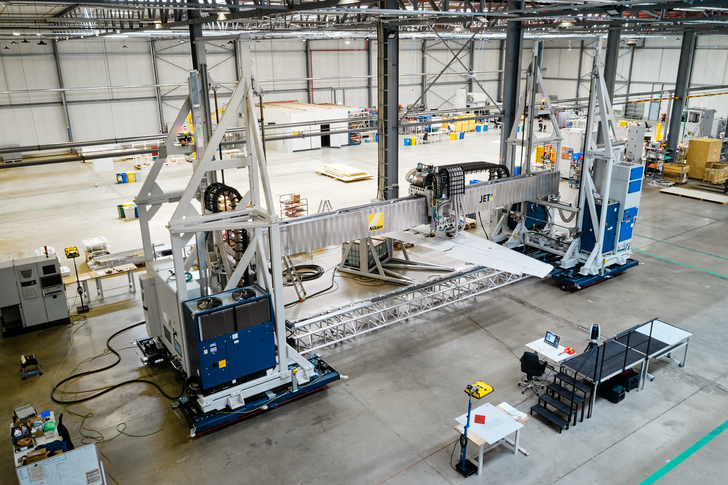 4JET laser processing system in the production hall
