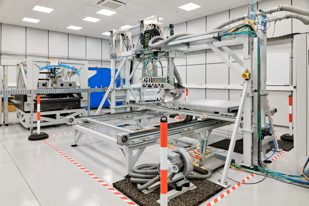 4JET laser processing system in the workshop