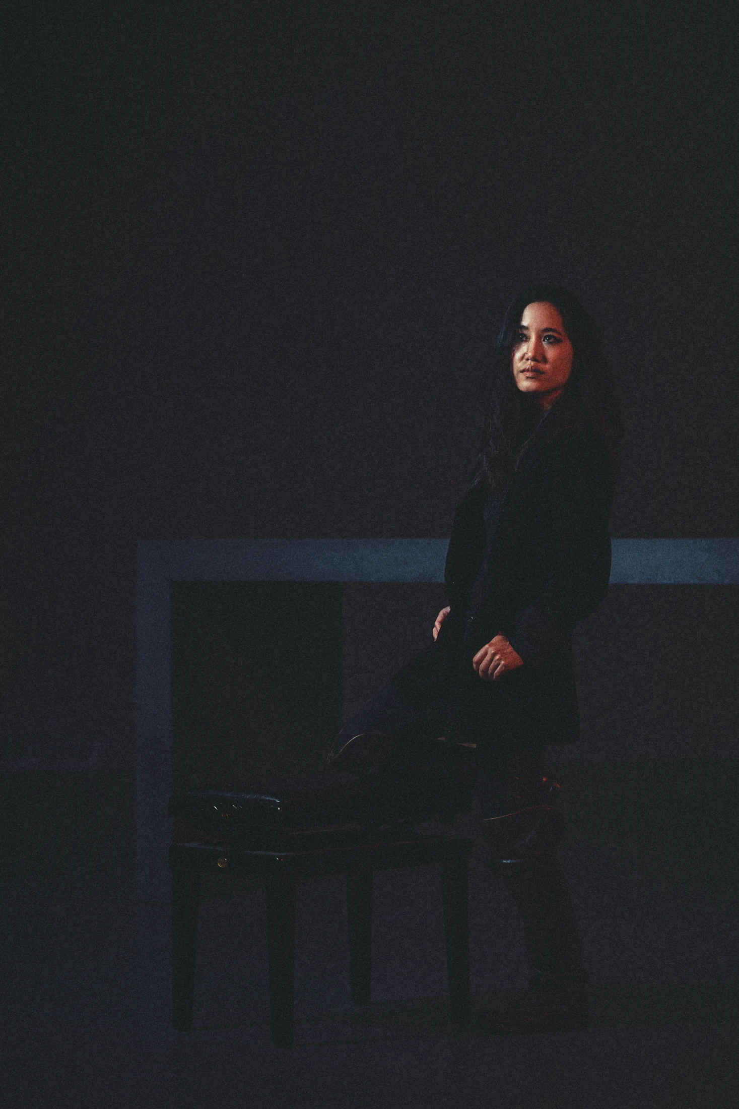 Editorial portrait of pianist Claudia Chan of Ensemble BRuCH at St. Peter Cologne